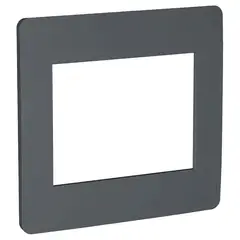 Schneider - Placa Orion Stellar Black 4X4 6 Postos