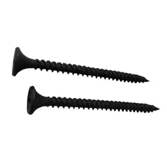 Foxmix - Parafuso Drywall 3,5x25mm Cabeça Trombeta Rosca Inteira Fosfatizado Preto 1000 Peças