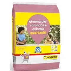 Quartzolit - Argamassa Varandas e Quintais Saco com 20Kg Cinza