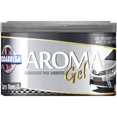 Interbrilho - Aroma Veicular em Gel RodaBrisa Carro Novo 60gr