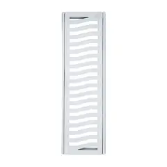 Costa Navarro - Conjunto Grelha/ Porta Grelha Leve 15 x 50cm Aluminío Branco