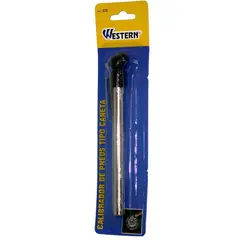 Western - Calibrador de Pneus Caneta Cromado