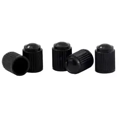 Western - Kit Tampa para Válvula de Pneu 5 Peças Preto