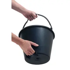 Cortag - Balde Plástico 12 Litros Preto