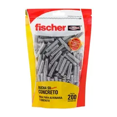 Fischer - Bucha Sx10 Stand Up Pouchcom 50 Unidades Cinza