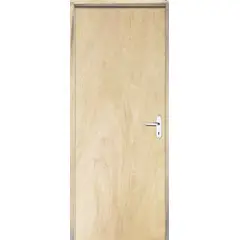 LG Sidney - Porta Montada de Giro Lisa Madeira Sarrafeada Pinus Direita 210x72x9cm Economica