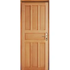 LG Sidney - Porta Montada de Giro Madeira Macica Mista/Mescla Direita 210x80x11cm Americana