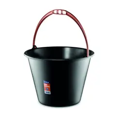 Atlas - Balde de Plástico Extra Forte Multiuso 10L REF-608P Preto