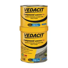 Otto Baumgart - Vedacit Adesivo Estruturante Compound Tix Bi-Componente A+B 1kg