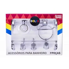 Aquaplas - Kit Delta 7 Peças Cromado