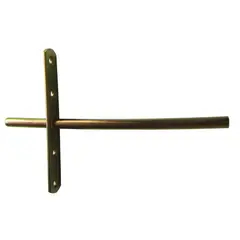 Foxmix - Suporte para Prateleira Invisível T 300mm Dourado