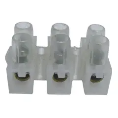 Halux - Conector Barra 3 Polos Para Cabo/Fio 4Mm2