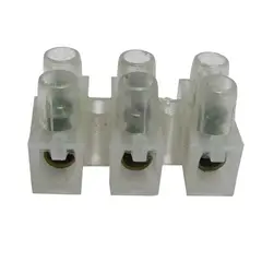 Halux - Conector Barra 3 Polos Para Cabo/Fio 6Mm2