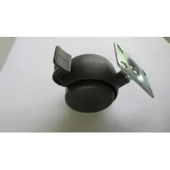 Foxmix - Rodízio Chapa 50mm 01 Peça 30Kg 42mm Preto