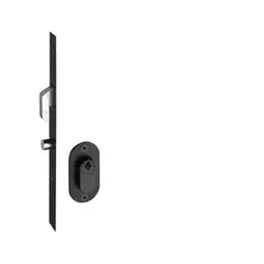 Pado - Fechadura Porta de Correr Bico de Papagaio 801 maquina 19mm Preto