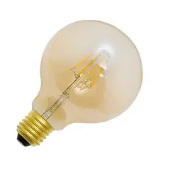 Luminatti - Lâmpada LED Ballon Filamento Luz Âmbar 4W 127V
