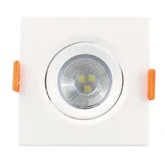 Luminatti - Spot Mini COB Quadrado 3W 3000K Bivolt