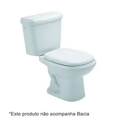 Icasa - Caixa Acoplada para Vaso Sanitário Plus com Mecanismo Sabatini Branca 3L e 6L