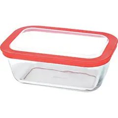 Nadir - Pote Retangular 750ml Marinex com Tampa Hermética