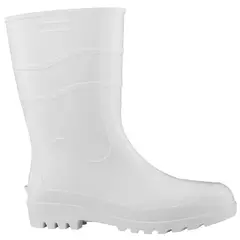 Negrão - Bota PVC Cano Médio n39 com Forro Branco