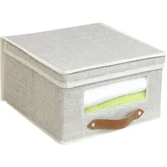 Just Home Collection - Caixa Organizadora em Tecido 30x30x16cm