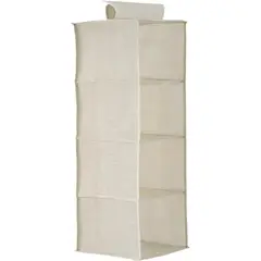 Just Home Collection - Organizador 4 Prateleiras em Tecido 30x30x84cm