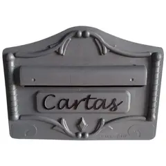 Pintsilk - Caixa de Correio Sigma Clássica Gradil Cinza
