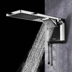 Lorenzetti - Chuveiro Acqua Duo 220V 7800W Preto e Cromado