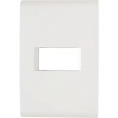 Tramontina - Placa Liz Branca 4X2 1 Posto
