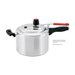 Panelux - Panela de Pressão 4,5L Turbo Alumínio Polido