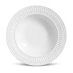 Porto Brasil - Prato Fundo 22cm Ceramica Roma Branco