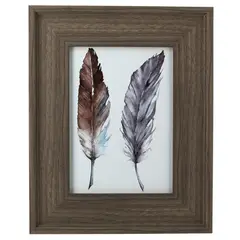 Just Home Collection - Porta Retrato Wood Café Madeira 13x18cm