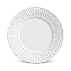 Porto Brasil - Prato Sobremesa 20,5cm Ceramica Roma Branco