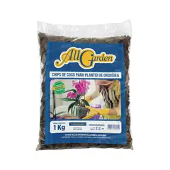 All Garden - Substrato para Orquídeas Chips de Coco saco 1Kg