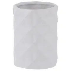 Just Home Collection - Porta Objetos de Banheiro em Cerâmica Diamond