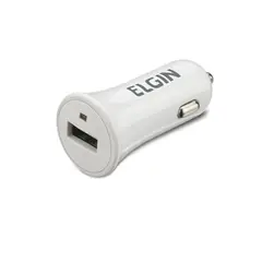 Elgin - Carregador Veicular USB com 1 Saída 5V 1A