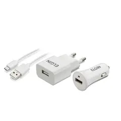 Elgin - Kit de Carregador USB 21x15x4cm