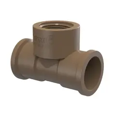 Tigre - Te Soldavel / Roscável Água Fria marrom 20mmx1/2"