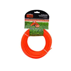Terra - Fio Nylon Para Roçadeira 3,0 Mm Quadrado Equipamento