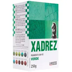 Lanxess - Tinta para piso Verde Pigmento em Pó Xadrez 250g