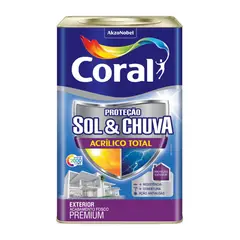 Coral - Tinta Fosco Sol e Chuva 18L Branco