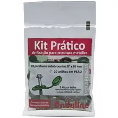 Onduline - Kit Parafuso Speedfix 18 Peças Verde