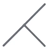 Cortag - Espacador T Juntapiso 1mm Azul