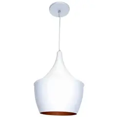 Pavilonis - Pendente Branco e Cobre Tom Dixon Bojudo Bivolt