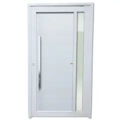 Brimak - Porta Pivotante e Visor PVC Branco Esquerda 216x120x6cm Visione