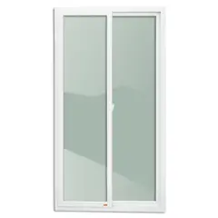 Brimak - Porta de Correr PVC Branco 2 Folhas Móveis 210x120x6cm Itec