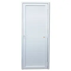 Brimak - Porta Veneziana PVC Branco Esquerda 216x90x6cm Itec