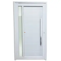 Brimak - Porta Pivotante e Visor PVC Branco Direita 216x100x6cm Visione