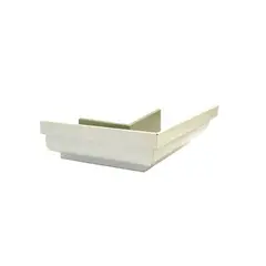 Calhaforte - Esquadro Externo Moldura Corte 28 Galvalume Branco