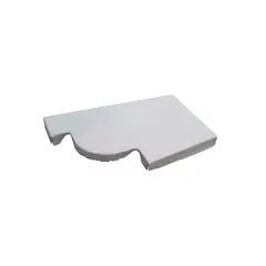 Calhaforte - Cabeceira Moldura Corte 28, Branco, Direito,calhaforte